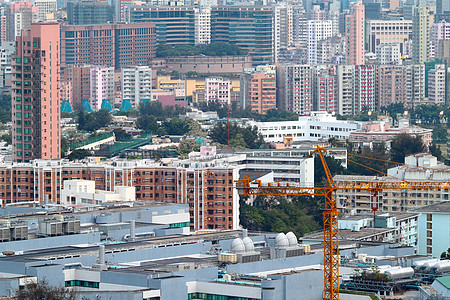 香港市中心摩天大楼风景住宅蓝色景观城市地标社区戏剧性旅行图片