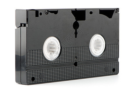 老VHS VHS 视频带格式录音机录像带电影磁带相机黑色工作室白色空白图片