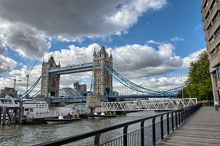 地区与塔桥-伦敦图片