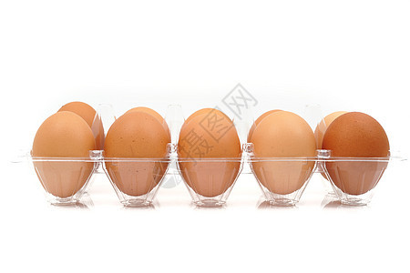 蛋盒子食物容器棕色鸡蛋塑料图片