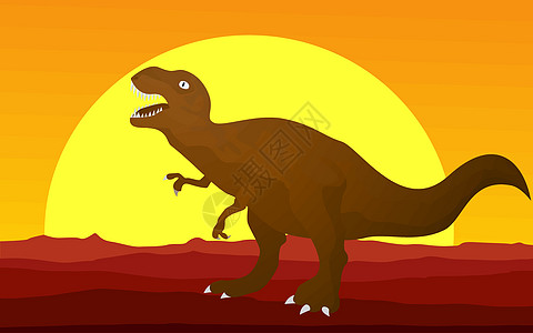 恐龙背景脊椎动物生物蜥蜴时代牙齿爬虫石器插图灭绝世界图片
