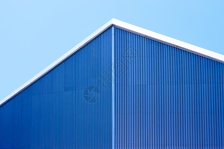 平行金属板屋顶背景图片
