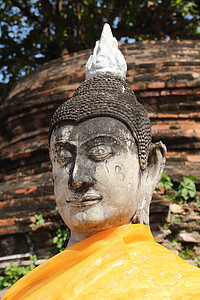 的古年佛祖雕像文化艺术天空信仰宗教纪念碑历史性精神寺庙蓝色图片