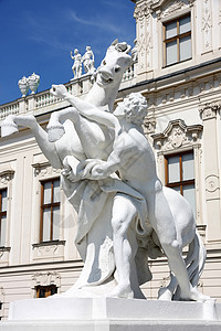 奥地利维也纳城堡雕像图片
