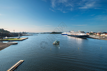 奥斯陆港口 有游轮图片