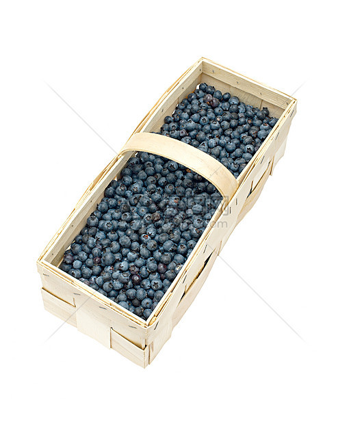蓝莓覆盆子饮食市场蓝色水果森林食物营养白色篮子图片