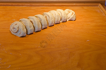 肉桂面包面团图片