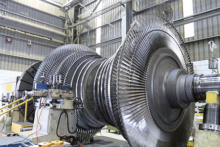 研讨会上的涡轮工程生产螺旋桨引擎维修旋转发电机力量转子气体图片