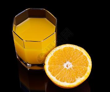 橙和果汁水果美食情调食物橙子玻璃享受早餐液体热带图片