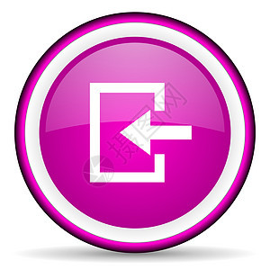 在白背景中输入紫色光滑图标网络入口互联网按钮粉色鉴别网站手机安全电话图片