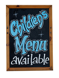 黑板菜单儿童菜单可用标志艺术黑板饭馆蓝色餐厅写作黑色咖啡店饮食晚餐背景