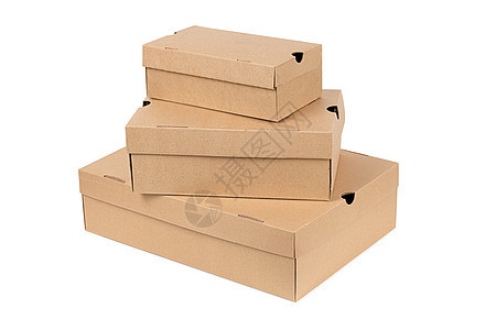 白色的纸板盒产品车厢邮件棕色船运办公室财产储存店铺货物图片