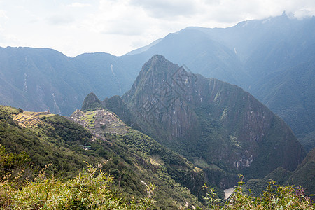 秘鲁库斯科地区的踪迹假期全景阳台文明建筑旅行梯田顶峰村庄图片