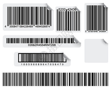 条码矢量插图代码销售技术激光市场卡片标签产品身份导游图片