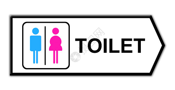 白色上的厕所标志女士女孩插图夫妻民众男人小便卫生卫生间木板图片