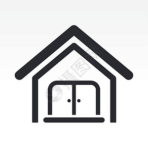 孤立的主图标矢量插图房子入口房地产背景图片