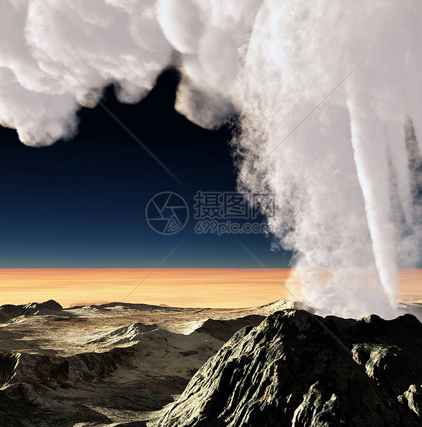 火山爆发喷泉力量蒸汽爆发性日落休眠冒险地球喷发陨石图片