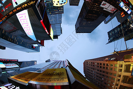 纽约时报广场建筑学办公室行人娱乐金融出租车交通商业全景吸引力图片