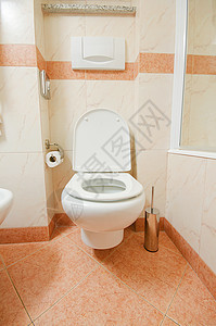 现代洗手间中的厕所座位奢华房子浴室风格民众收藏房间酒店龙头图片