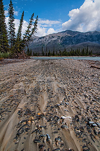 Kootenay公园与沙山之景图片