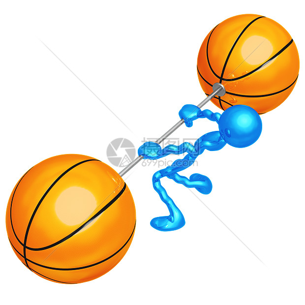 篮球重量培训训练姿势杠铃数字插图竞争香椿动物运动员竞赛图片