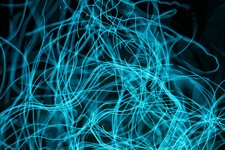 光线模糊射线荧光金属旋风光束活力辐射光环通电蓝色图片