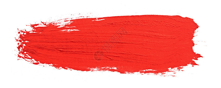 白色上隔离的油漆刷笔红中风画家教育艺术家印迹孩子液体油画痛风紫丁香调色板图片