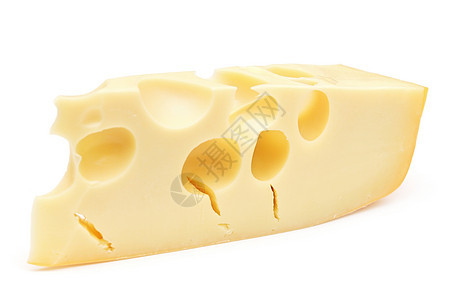 在白色背景上被孤立的奶酪片块小吃商品奶制品美食磨碎产品食品三角形烹饪早餐图片