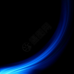 蓝色平稳旋转光线背景 EPS 8黑色耀斑弯曲插图专注闪电燃烧辉光运动闪光图片