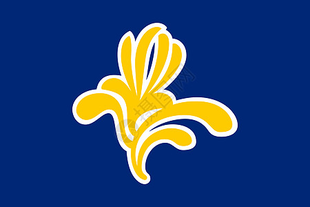 布鲁塞尔市旗城市国家界面水平插图旗帜图标横幅图形化纹章图片