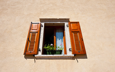 意大利之家盒子房子窗户水泥美丽繁荣装饰框架风格快门图片