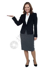 内容丰富的执行介绍版复制空间人士公司经理顾问冒充正装女性雇主快乐工作图片