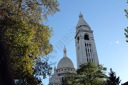 巴黎Montmartre圣心巴西公司历史性照片圆顶寺庙旅游景点假期胭脂旅行建筑图片
