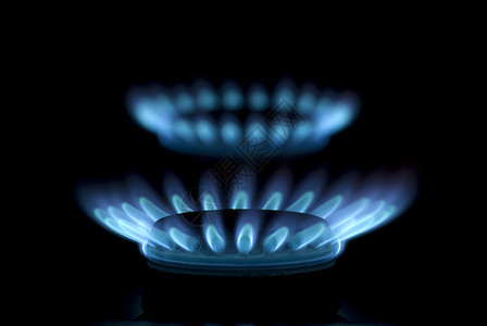 火焰燃烧烤箱活力火炉白炽甲烷力量蓝色气体圆圈丙烷图片