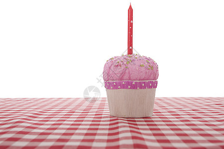 生日蛋糕蛋糕巧克力卷发甜点粉色蜡烛食物家庭装饰庆典烘焙背景图片