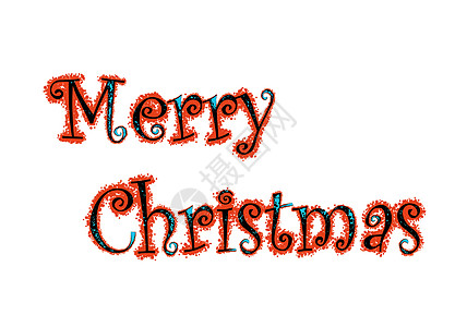 圣诞快乐的信信写作涂鸦问候语绘画庆典卡片打印字体标签插图图片