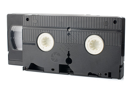 老VHS VHS 录像带录音机工作室黑色白色技术记录空白视频电视相机图片