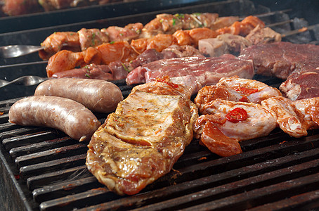 烹饪肉肉烧烤香肠牛肉烤箱烘烤肋骨职场餐厅牛扒印章炙烤图片