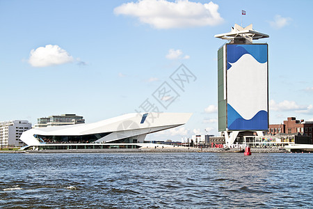 荷兰阿姆斯特丹市风景荷兰阿姆斯特丹景观建筑学渡船风光建筑首都游船特丹城市旅游图片