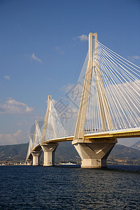 Rio 抗原河桥天空蓝色白色高清图片