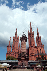 威斯巴登大教堂广场图片