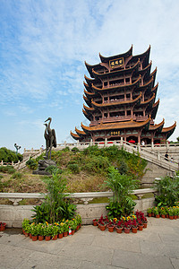 中国武汉湖北黄鹤铁塔图片