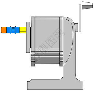 Pencil 锐化器螺丝帽刨花圆柱便利公司刀刃办公室塑料星星木头图片