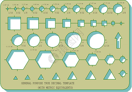标尺工具插图学位技术三角形元素圆圈收藏乐器设计图片