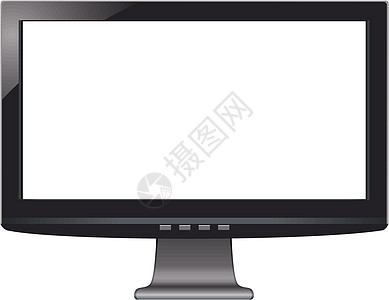 LCD 屏幕监视器控制板电影电脑纽扣技术插图展示互联网办公室图片