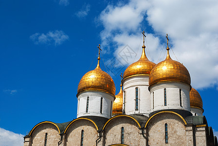 莫斯科克里姆林宫的托管教堂穹顶图片