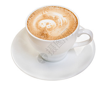 卡卡布奇诺咖啡杯 coffee玻璃奶油甜点冰沙杯子饮料白色咖啡茶点图片
