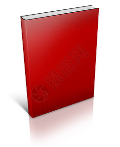 红色硬封面书图片