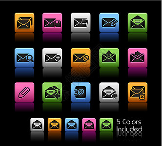 电子邮件图标// 颜色框图片