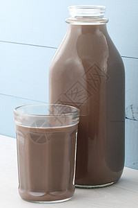 巧克力奶牛奶瓶早餐瓶子风味乳糖奶制品白牛奶牛奶豆浆牛奶壶乳清图片